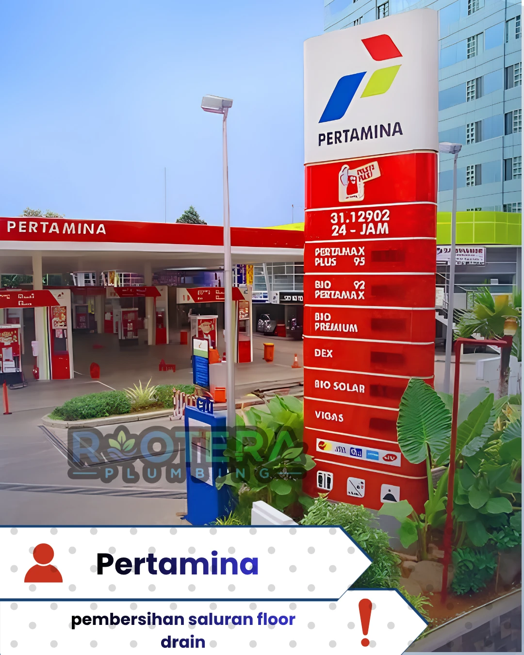 Foto Dokumentasi Drainase SPBU Pertamina Sunter - Rootera Plumbing
