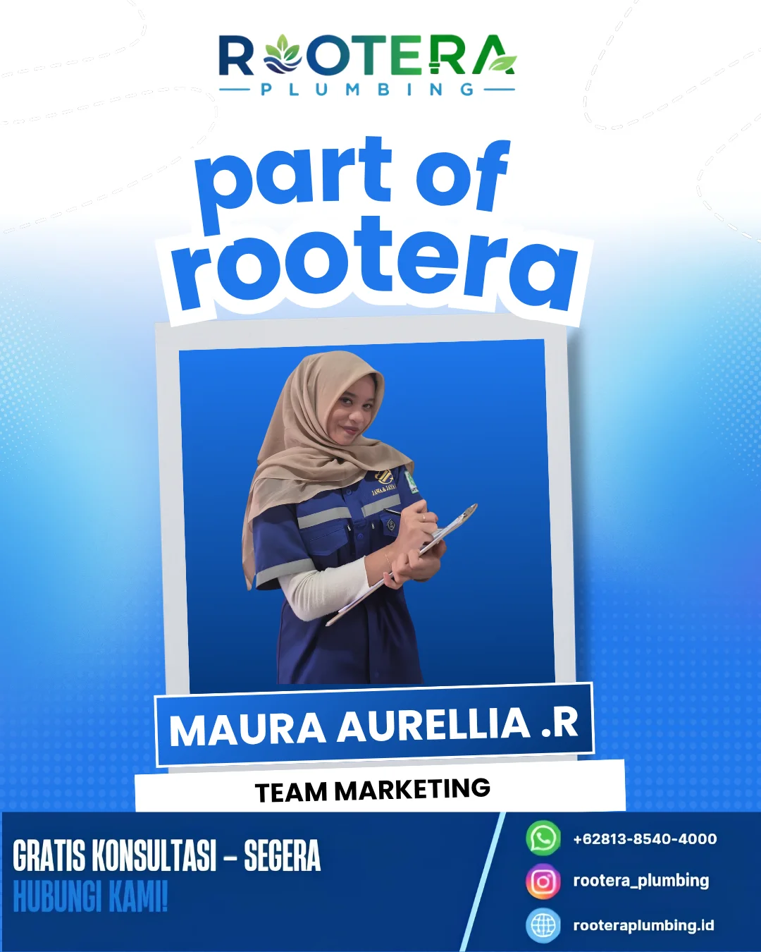 Part of Rootera: Maura Aurellia R. dan Peran Strategis Marketing Menghadirkan Solusi Sanitasi Modern